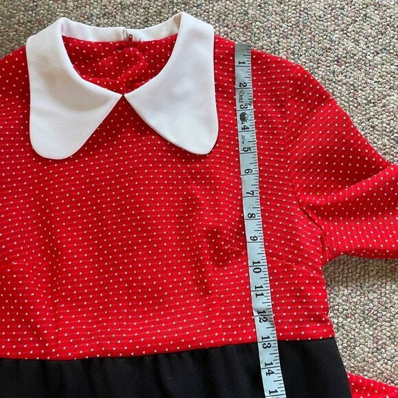 Vintage 1960s Rockabilly Maxi Dress Girlhoodcore Snow White Halloween - Picture 10 of 11